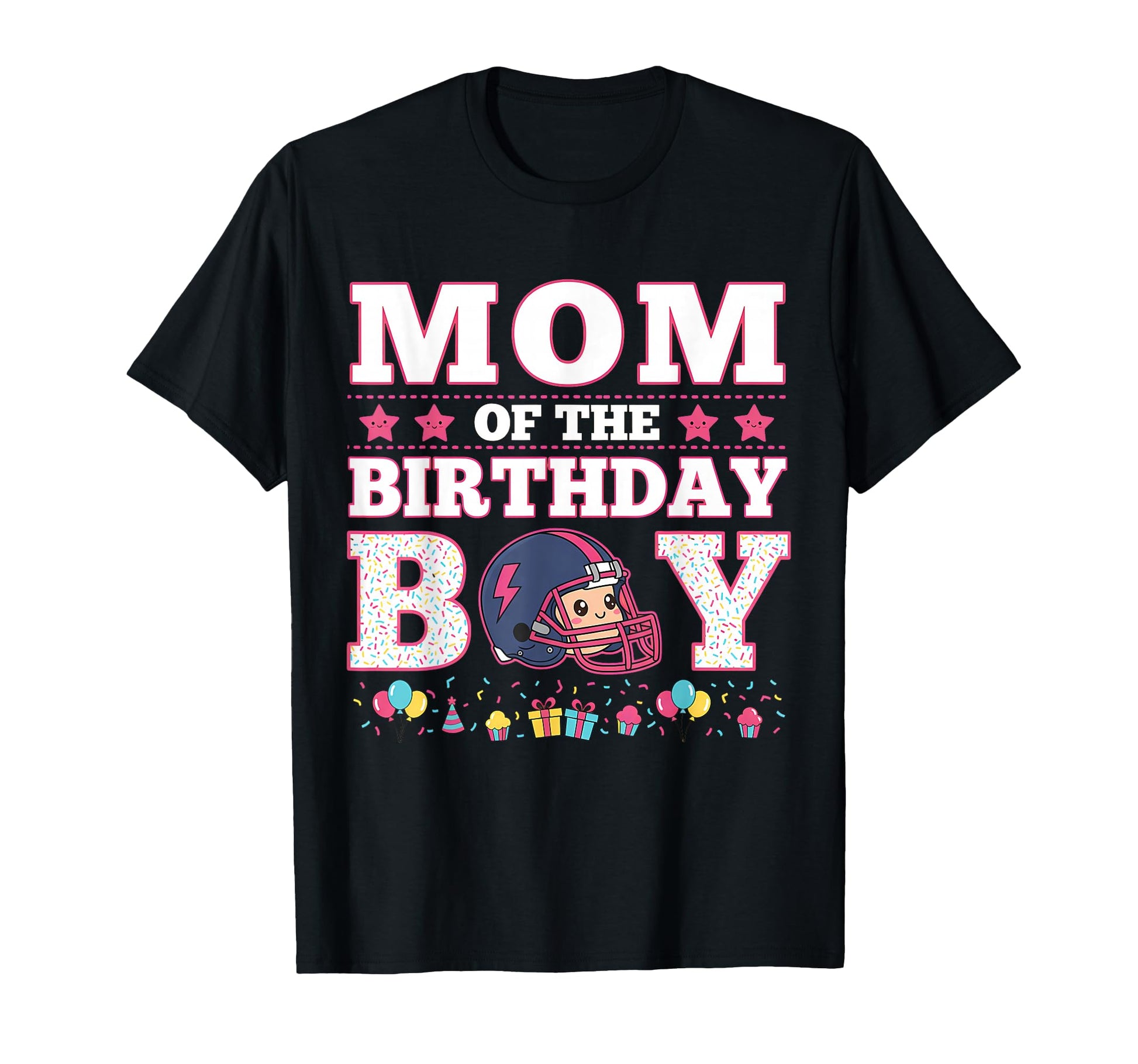 Mom Birthday American Football Family T-Shirt - Custom Art Print Unisex - T-Shirt, Sweatshirt, Hoodie