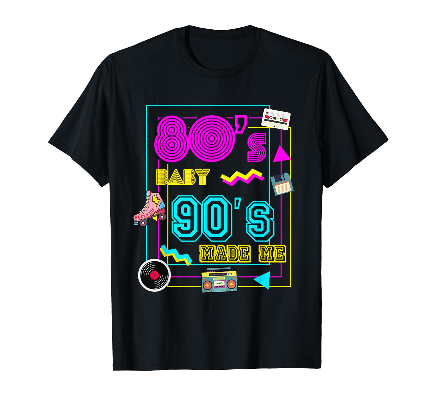 1980S 80S 1990S 90S Outfit Costume T-Shirt - Fun Novelty Design Unisex - T-Shirt, Sweatshirt, Hoodie