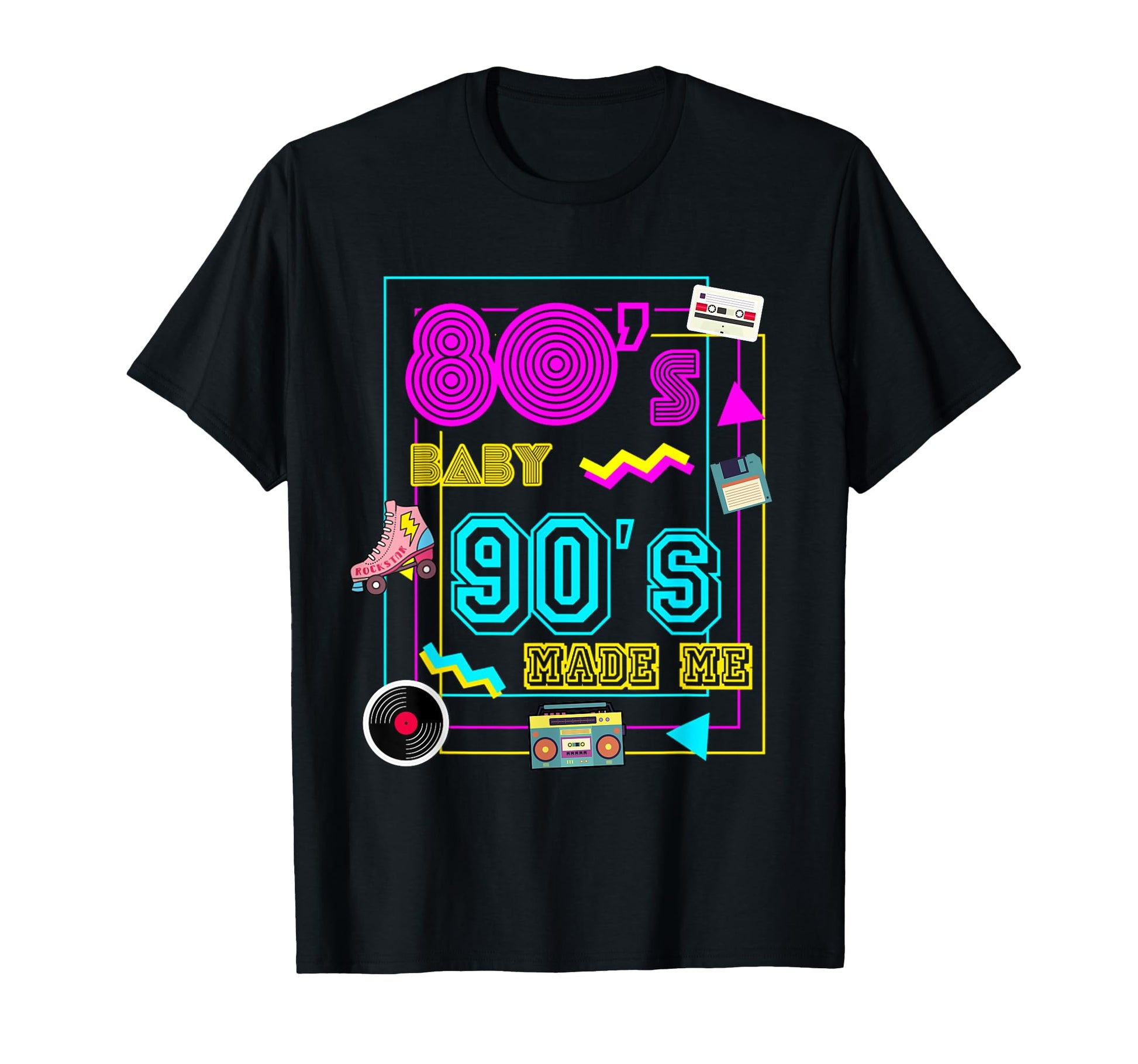 1980S 80S 1990S 90S Outfit Costume T-Shirt - Fun Novelty Design Unisex - T-Shirt, Sweatshirt, Hoodie