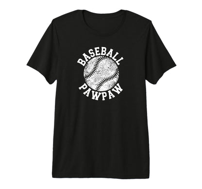 Mens Baseball Pawpaw Proud Pawpaw T-Shirt - Custom Art Print Unisex - T-Shirt, Sweatshirt, Hoodie