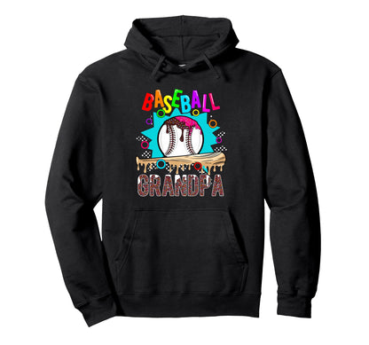 Baseball Grandpa Baseball Grandpa Hoodie - Aesthetic Graphic Men Women - T-Shirt, Sweatshirt, Hoodie