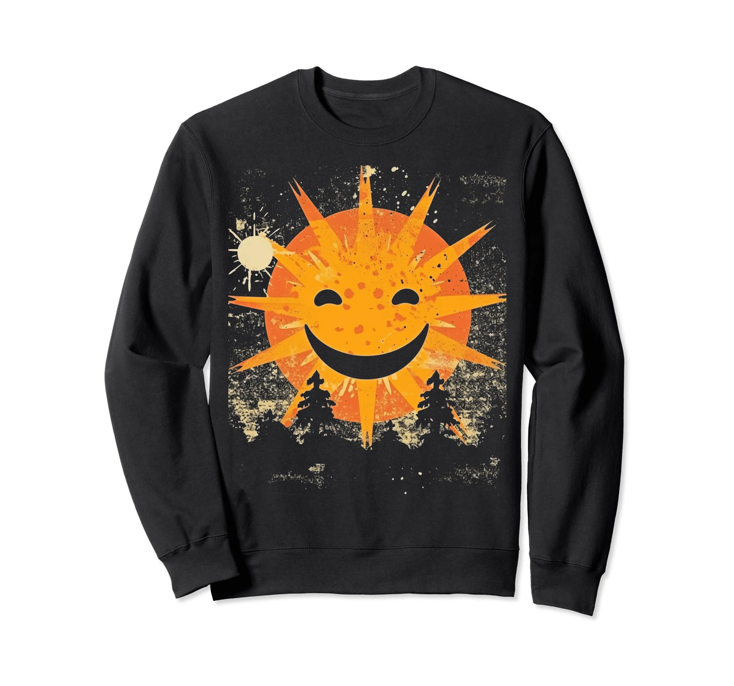 Sun Boho Groovy Sunshine Grunge 6 Sweatshirt - Aesthetic Graphic Unisex - T-Shirt, Sweatshirt, Hoodie