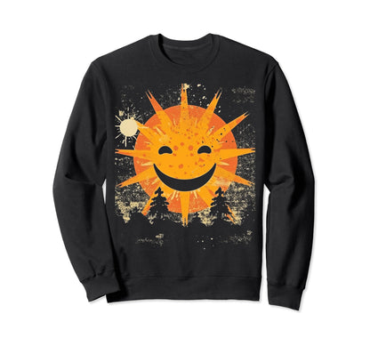 Sun Boho Groovy Sunshine Grunge 6 Sweatshirt - Aesthetic Graphic Unisex - T-Shirt, Sweatshirt, Hoodie