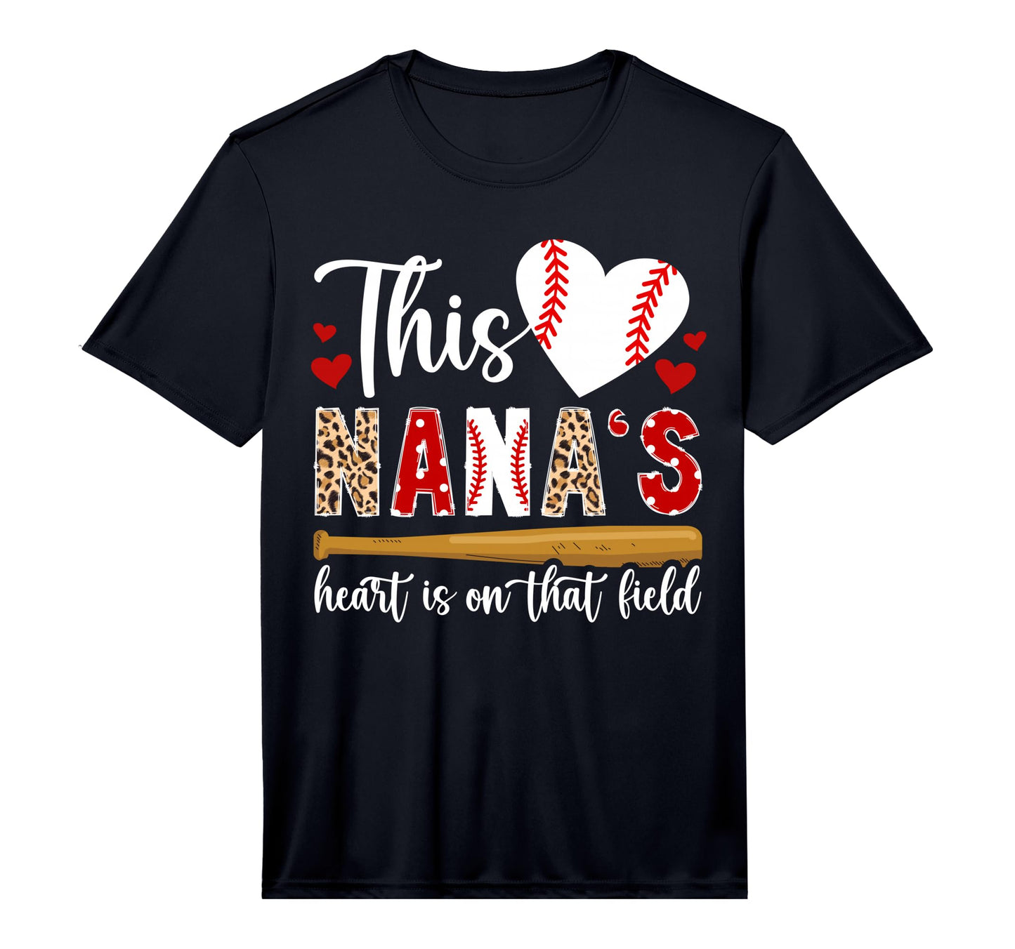 Mens That Field Baseball Nana Baseball T-Shirt - Custom Art Print Unisex - T-Shirt, Sweatshirt, Hoodie