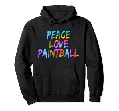Paintball Markierer Gotcha Peace Hoodie - Aesthetic Graphic for Adults - T-Shirt, Sweatshirt, Hoodie