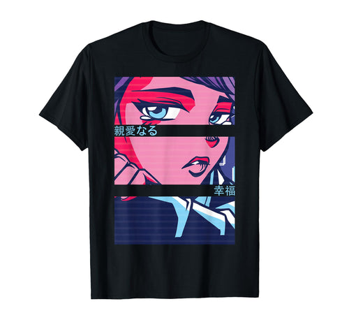 Anime Eyes Japan Culture Art T-Shirt - Casual Everyday Wear Unisex - T-Shirt, Sweatshirt, Hoodie