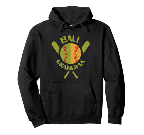 Baseball Ball Grandma Hoodie - Streetwear Style Men Women - T-Shirt, Sweatshirt, Hoodie