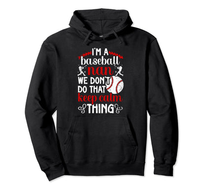 Im Baseball Nan Grandma Nan Baseball Hoodie - Minimalist Print Unisex - T-Shirt, Sweatshirt, Hoodie