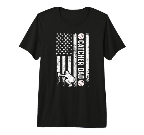 Mens Baseball Catcher Dad Baseball T-Shirt - Streetwear Style Men Women - T-Shirt, Sweatshirt, Hoodie
