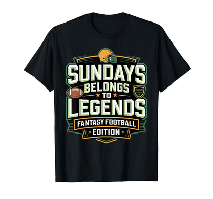 Mens Fantasy Football Legend Funny T-Shirt - Graphic Print for Adults - T-Shirt, Sweatshirt, Hoodie