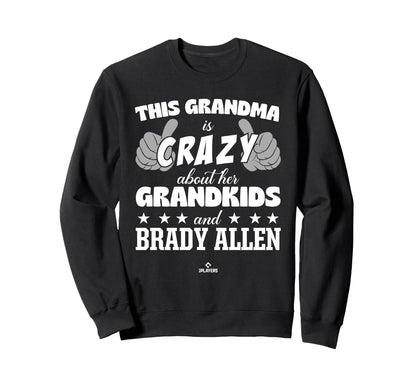 Grandma Crazy Brady Allen Sweatshirt - Streetwear Style for Adults - T-Shirt, Sweatshirt, Hoodie