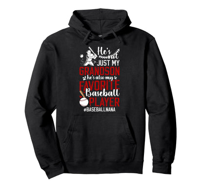 Proud Baseball Nana Grandma Nana Hoodie - Fun Novelty Design Men Women - T-Shirt, Sweatshirt, Hoodie