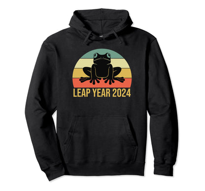 Leap Frog Year Day 2024 Birthday Hoodie - Unique Graphic for Adults - T-Shirt, Sweatshirt, Hoodie