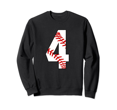 4 Laces 4Th Birthday Four Years Sweatshirt - Custom Art Print for Adults - T-Shirt, Sweatshirt, Hoodie