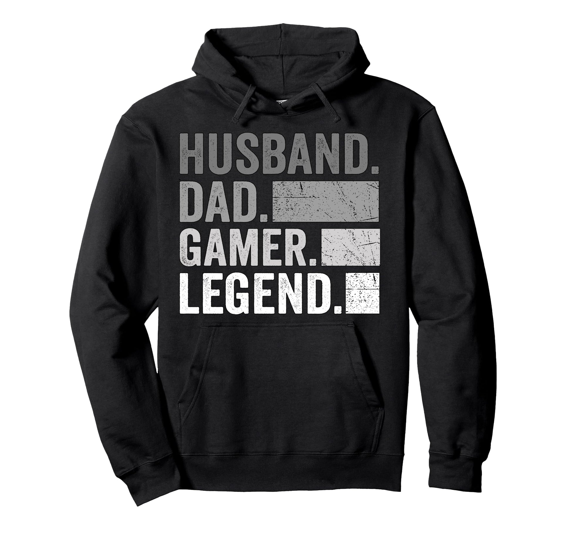 Husband Dad Gamer Legend Fathers Day Hoodie - Graphic Print Unisex - T-Shirt, Sweatshirt, Hoodie