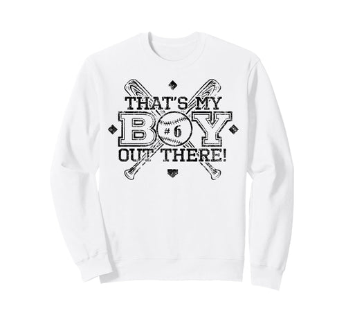 Baseball Mom Dad Thats My Proud Sweatshirt - Custom Art Print Unisex - T-Shirt, Sweatshirt, Hoodie
