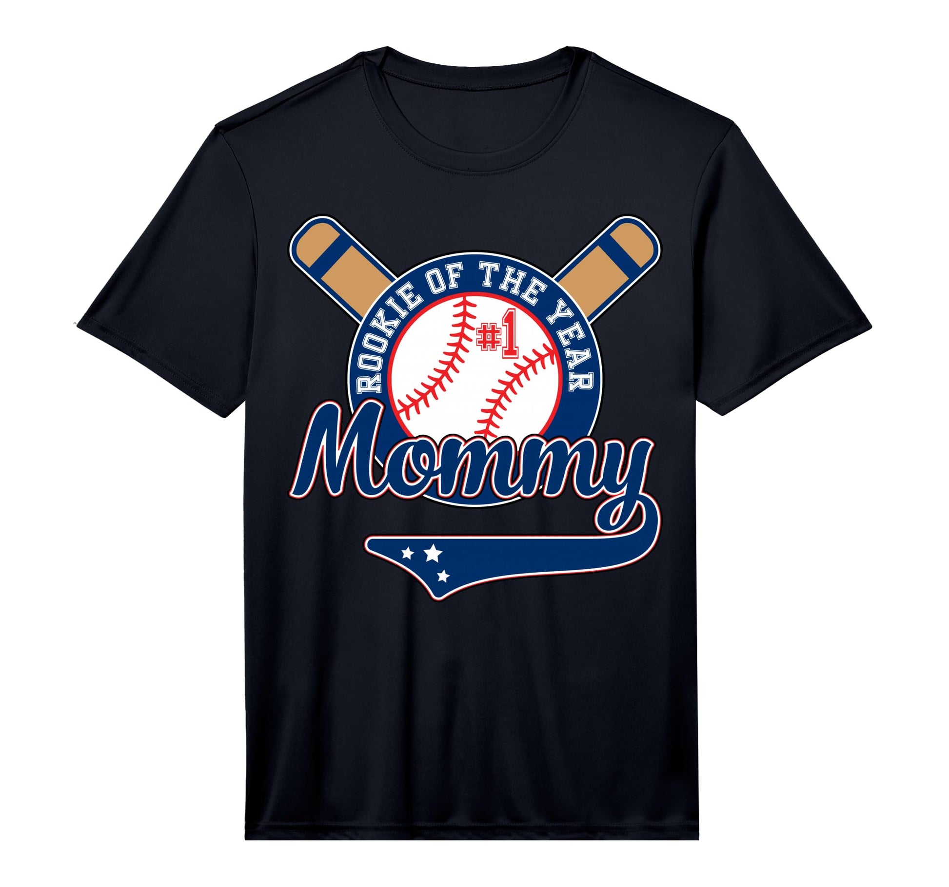 Mens Mommy Rookie 1St Birthday T-Shirt - Casual Everyday Wear Men Women - T-Shirt, Sweatshirt, Hoodie