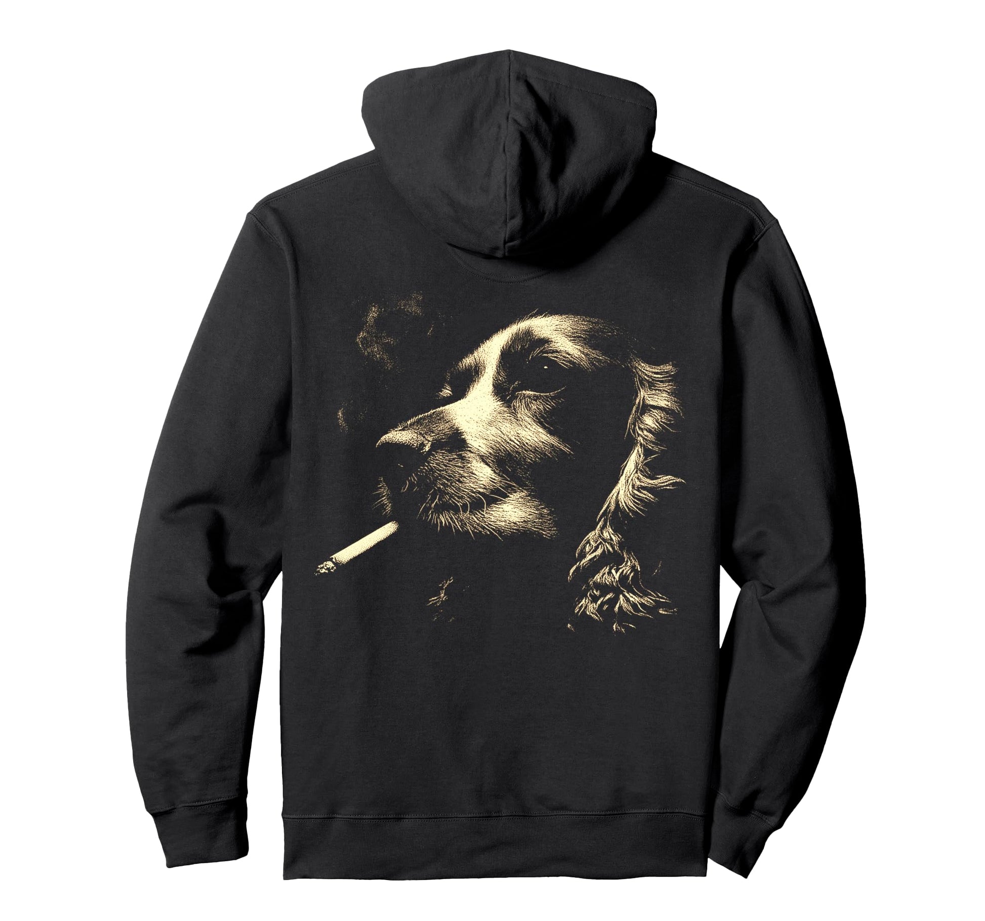 English Cocker Spaniel Smoking Hoodie - Streetwear Style Men Women - T-Shirt, Sweatshirt, Hoodie