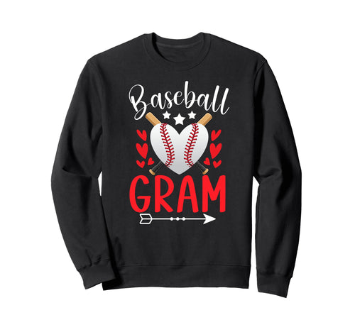 Baseball Gram Grandma Gram Sweatshirt - Streetwear Style Men Women - T-Shirt, Sweatshirt, Hoodie
