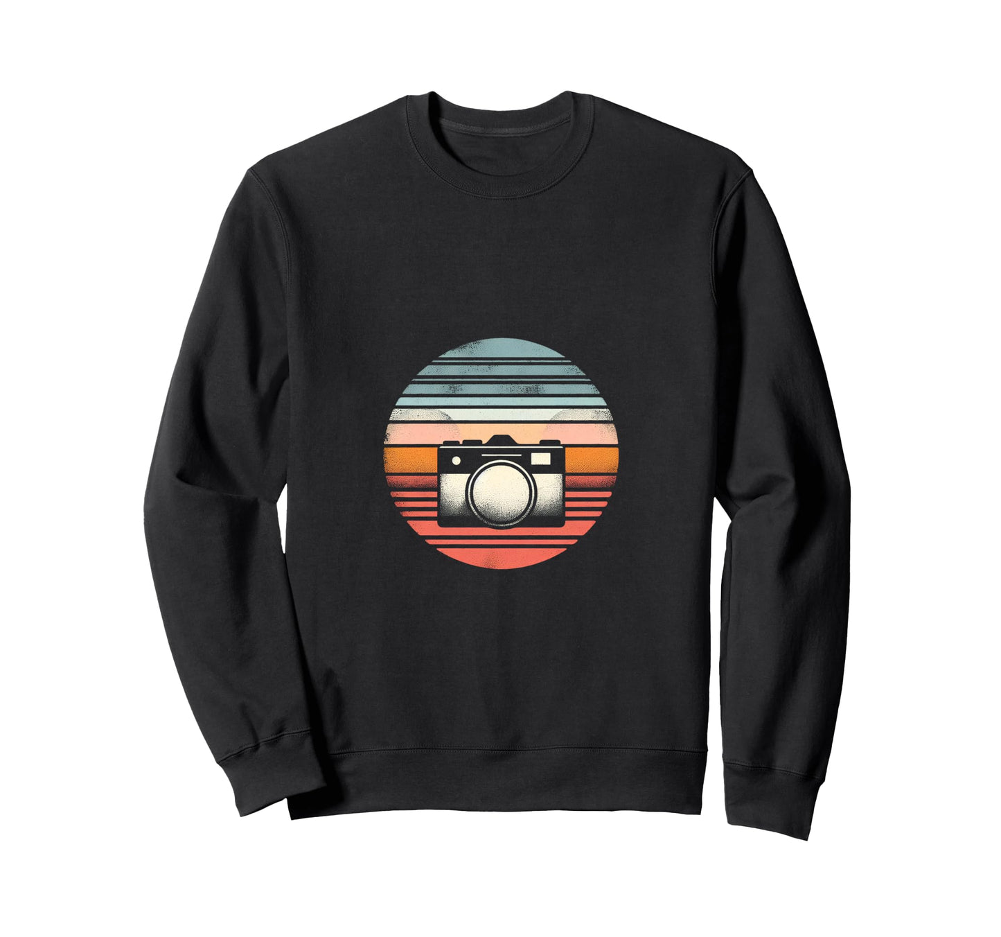 Camera Sunset Sweatshirt - Custom Art Print Men Women - T-Shirt, Sweatshirt, Hoodie