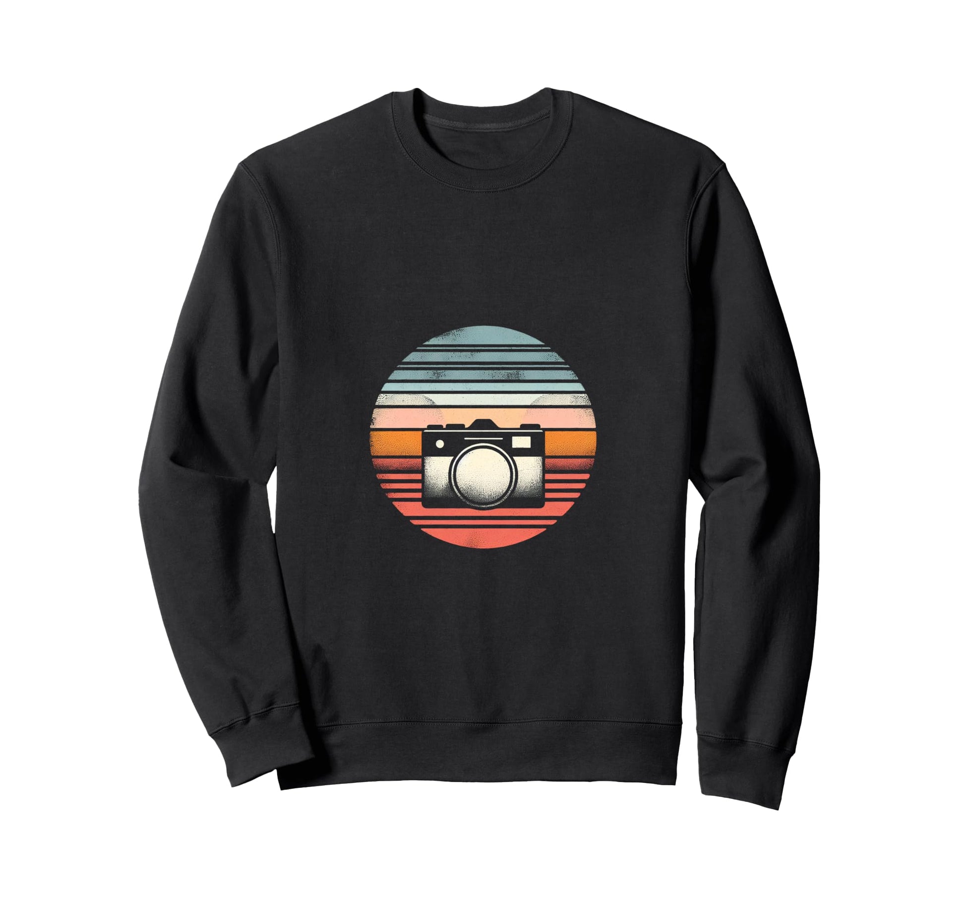 Camera Sunset Sweatshirt - Custom Art Print Men Women - T-Shirt, Sweatshirt, Hoodie