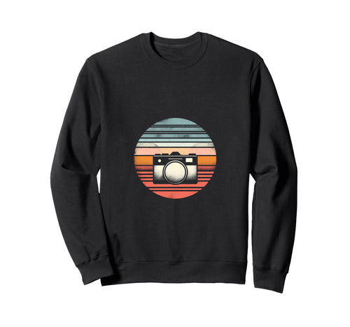 Camera Sunset Sweatshirt - Custom Art Print Men Women - T-Shirt, Sweatshirt, Hoodie