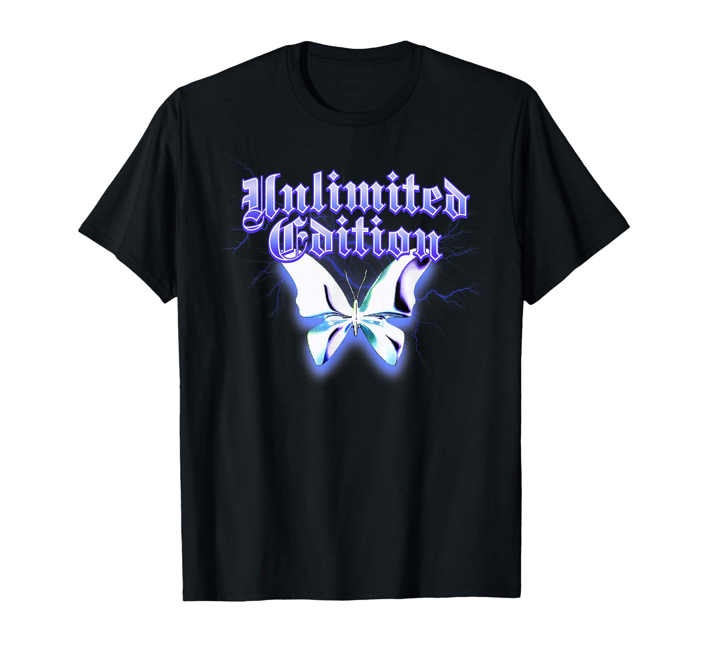 Butterfly Y2K Grunge Aesthetic T-Shirt - Streetwear Style for Adults - T-Shirt, Sweatshirt, Hoodie