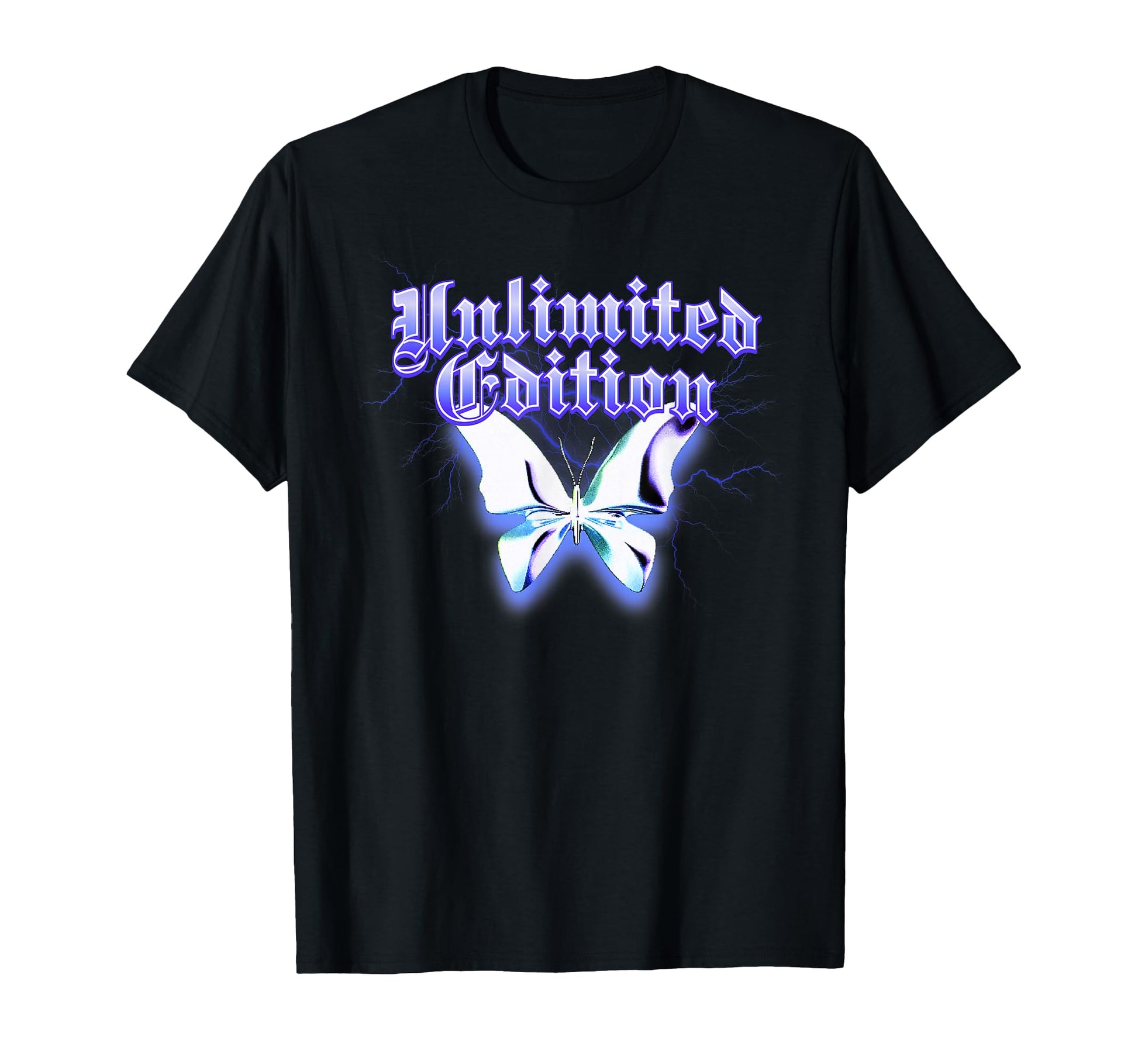 Butterfly Y2K Grunge Aesthetic T-Shirt - Streetwear Style for Adults - T-Shirt, Sweatshirt, Hoodie