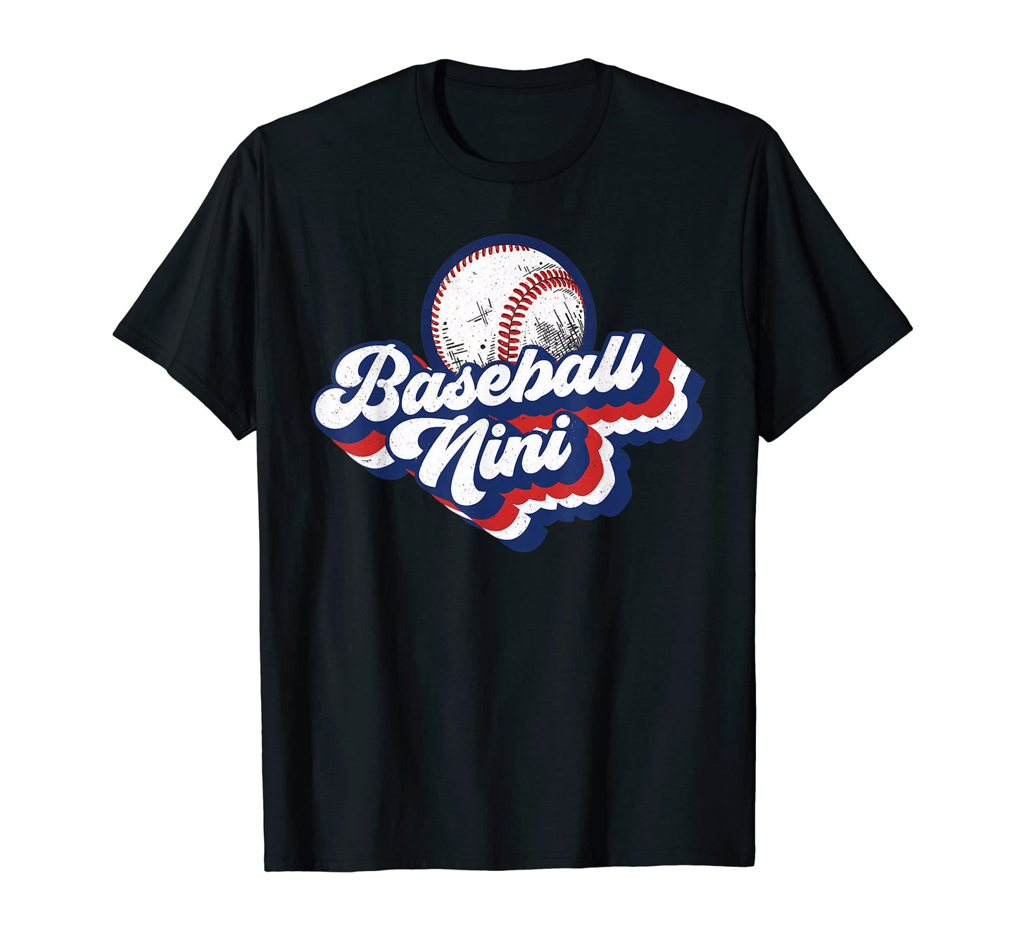 Baseball Nini Grandma Mothers Day Gift T-Shirt - Novelty Apparel for Adults - T-Shirt, Sweatshirt, Hoodie