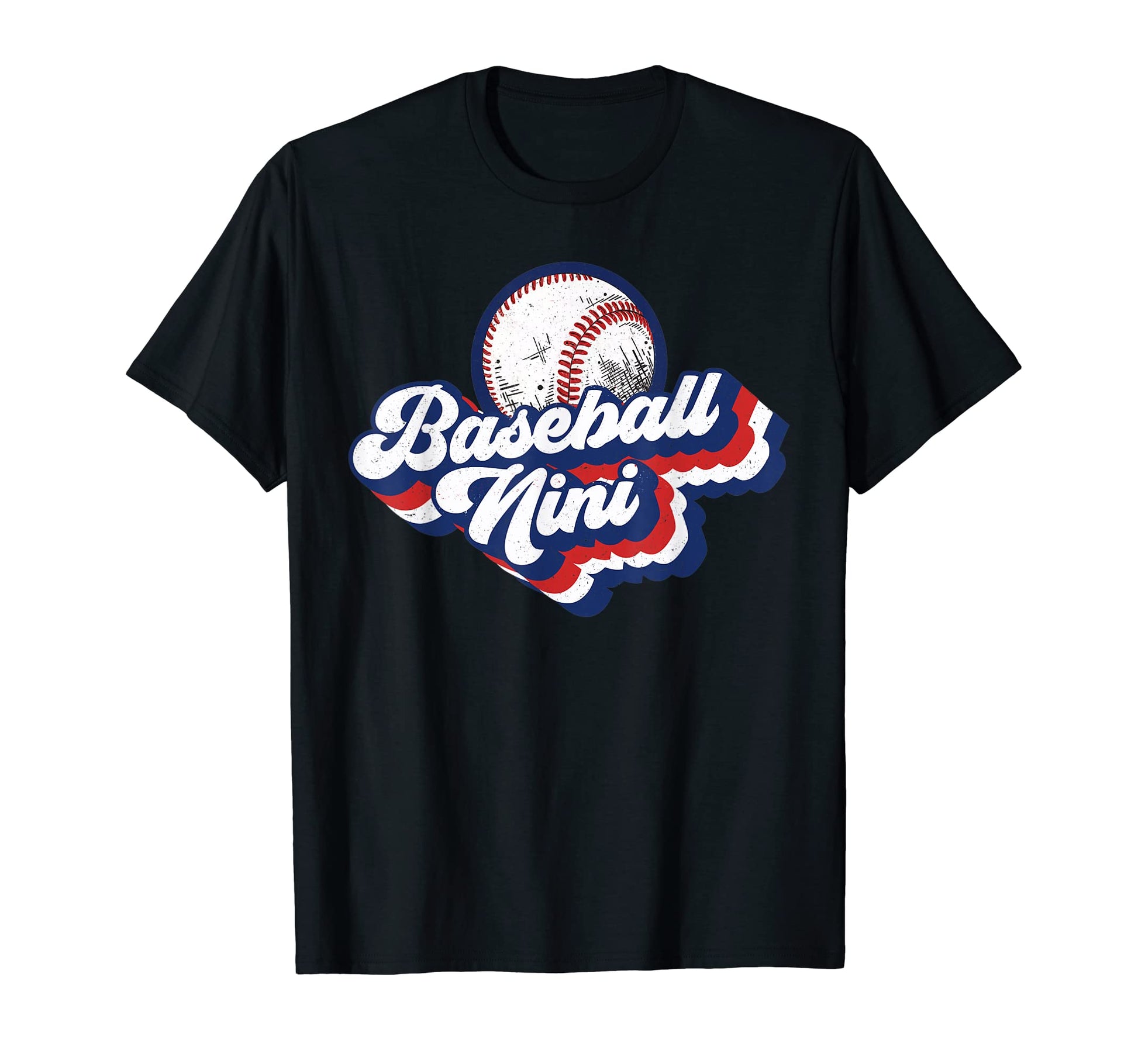 Baseball Nini Grandma Mothers Day Gift T-Shirt - Novelty Apparel for Adults - T-Shirt, Sweatshirt, Hoodie