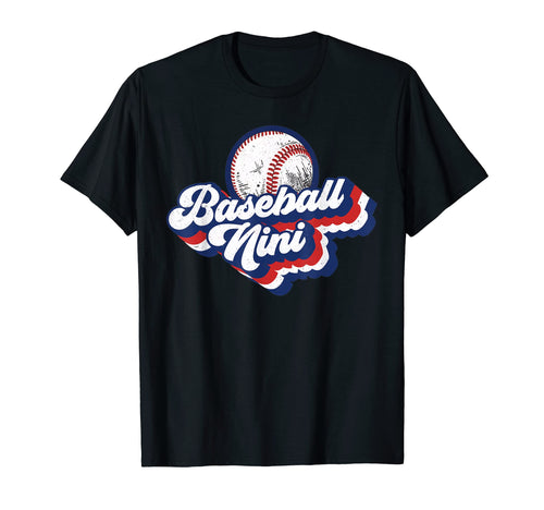 Baseball Nini Grandma Mothers Day Gift T-Shirt - Novelty Apparel for Adults - T-Shirt, Sweatshirt, Hoodie