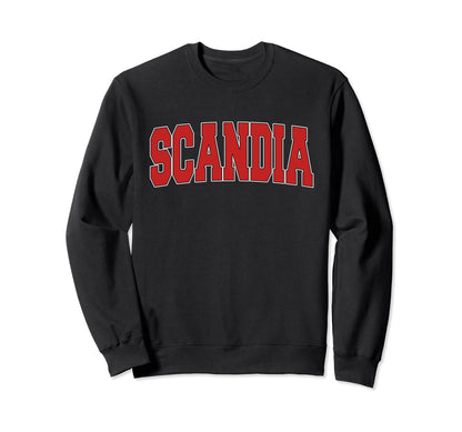 Scandia Mn Minnesota Varsity Sweatshirt - Casual Everyday Wear for Adults - T-Shirt, Sweatshirt, Hoodie