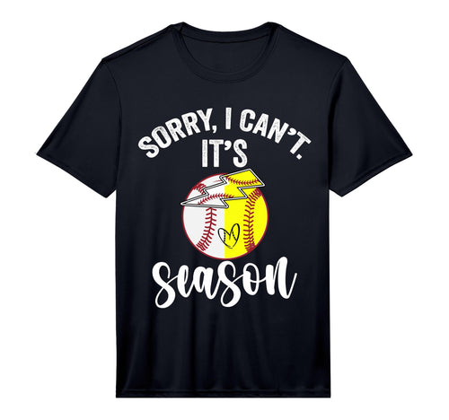 Mens Sorry I Cant Its Baseball T-Shirt - Casual Everyday Wear Unisex - T-Shirt, Sweatshirt, Hoodie
