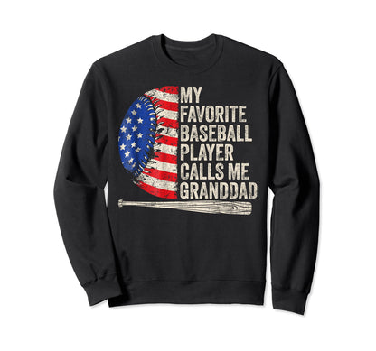 My Favorite Baseball Player Sweatshirt - Aesthetic Graphic for Adults - T-Shirt, Sweatshirt, Hoodie