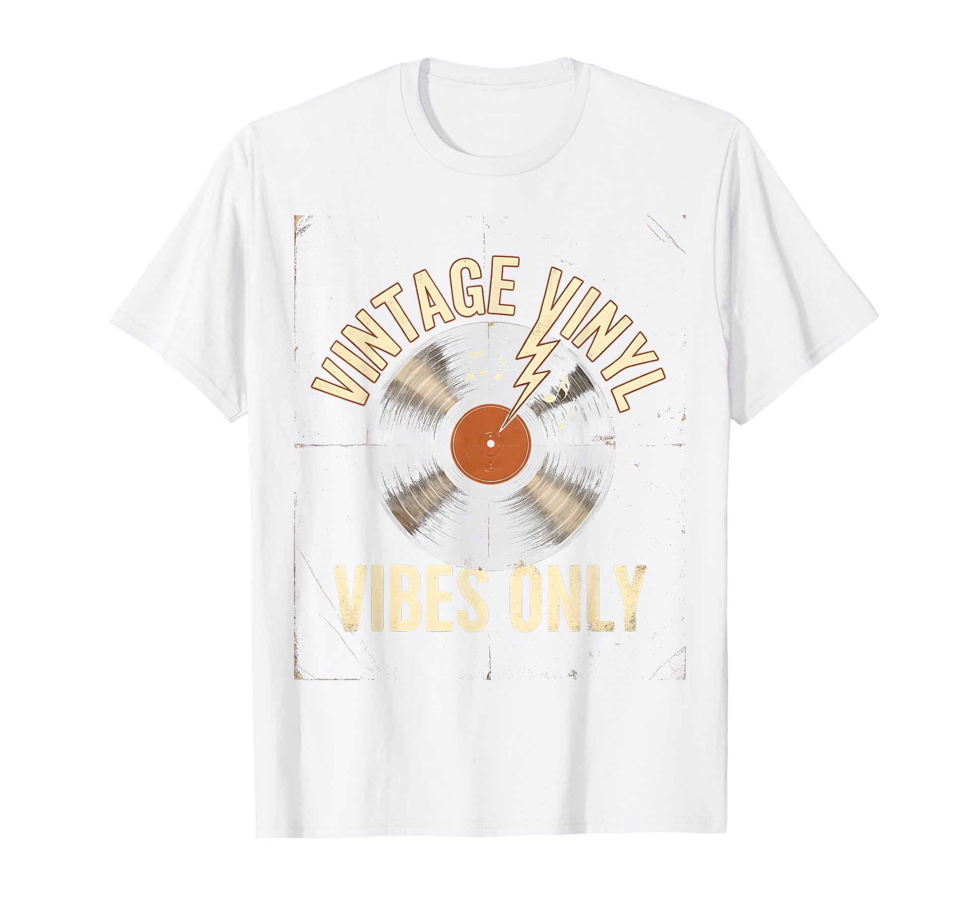 Vinyl Vibes Only Rock N Roll T-Shirt - Casual Everyday Wear Unisex - T-Shirt, Sweatshirt, Hoodie