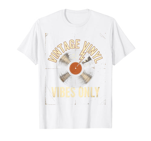 Vinyl Vibes Only Rock N Roll T-Shirt - Casual Everyday Wear Unisex - T-Shirt, Sweatshirt, Hoodie