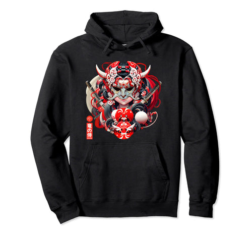 Anime Samurai Aesthetic Japan Vibes Hoodie - Novelty Apparel for Adults - T-Shirt, Sweatshirt, Hoodie