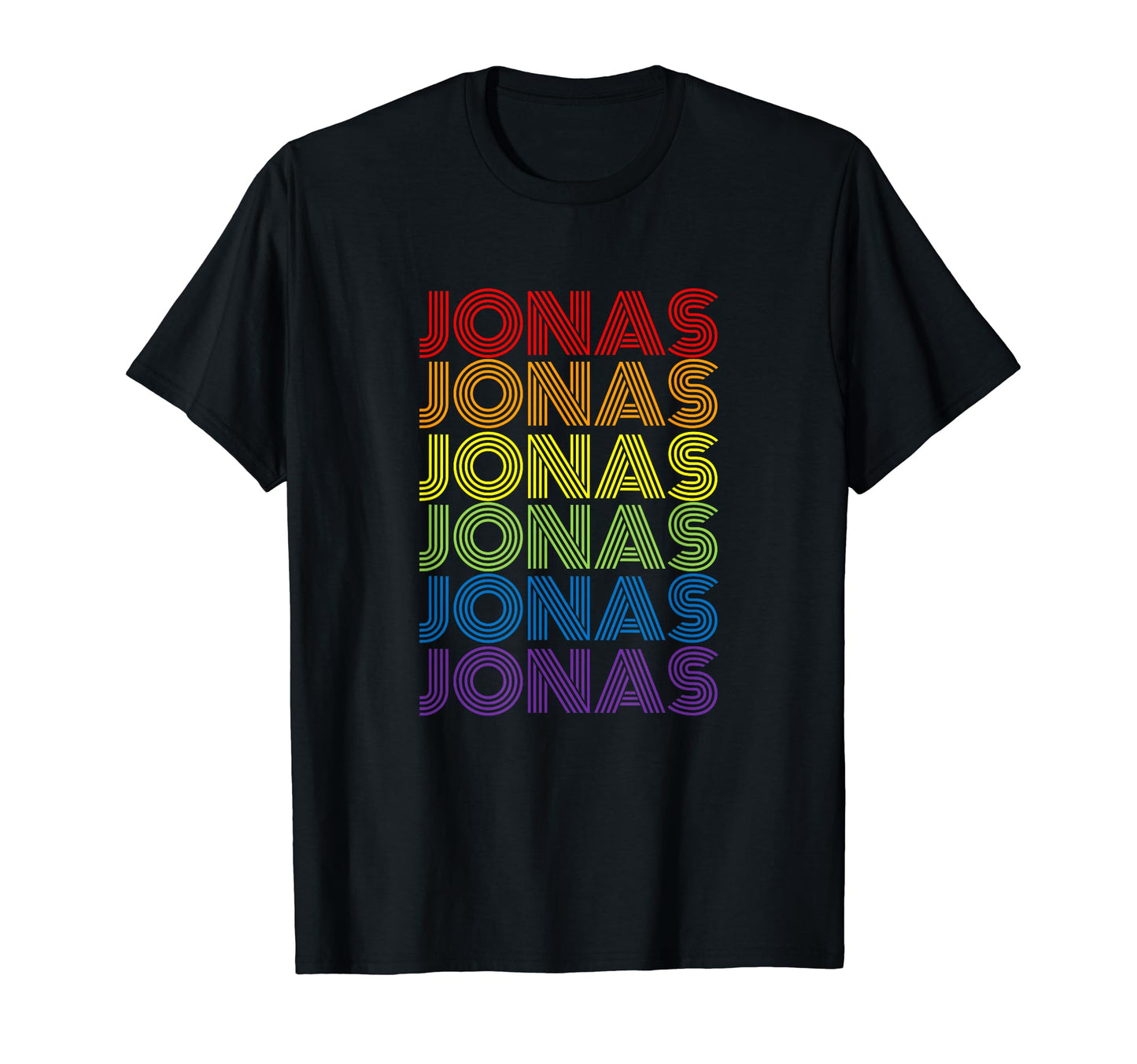 Jonas Rainbow T-Shirt - Minimalist Print Unisex - T-Shirt, Sweatshirt, Hoodie