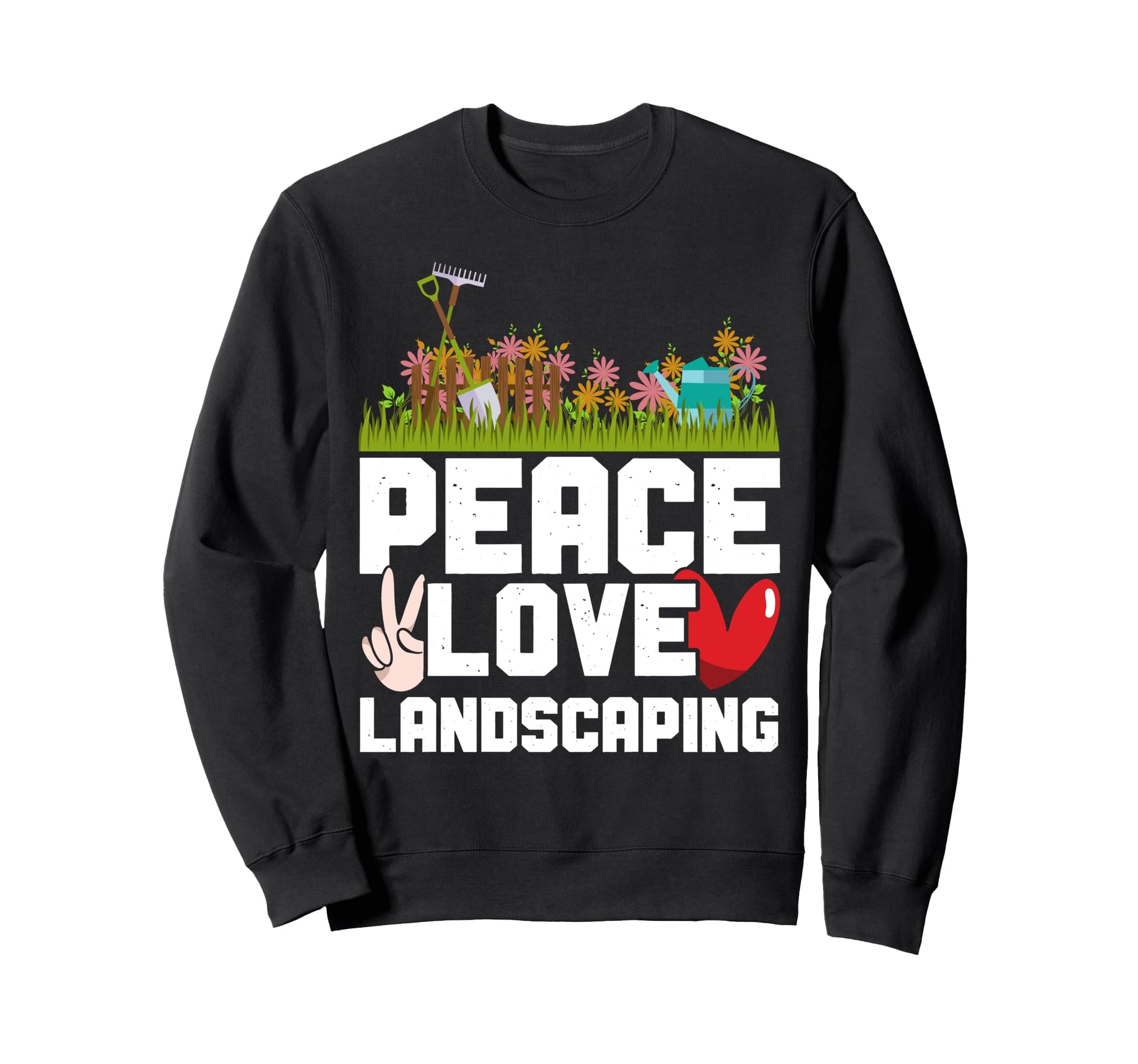 Landscaper Landscaping Landscape Sweatshirt - Minimalist Print Unisex - T-Shirt, Sweatshirt, Hoodie