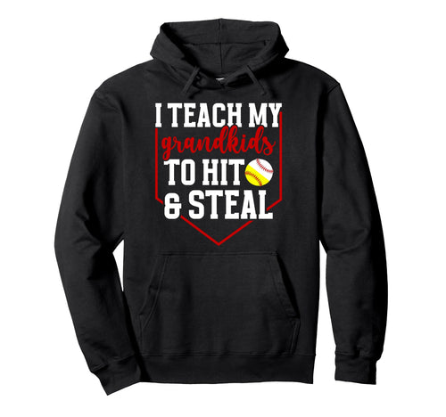 Softball Baseball Grandma Funny Hoodie - Casual Everyday Wear Unisex - T-Shirt, Sweatshirt, Hoodie