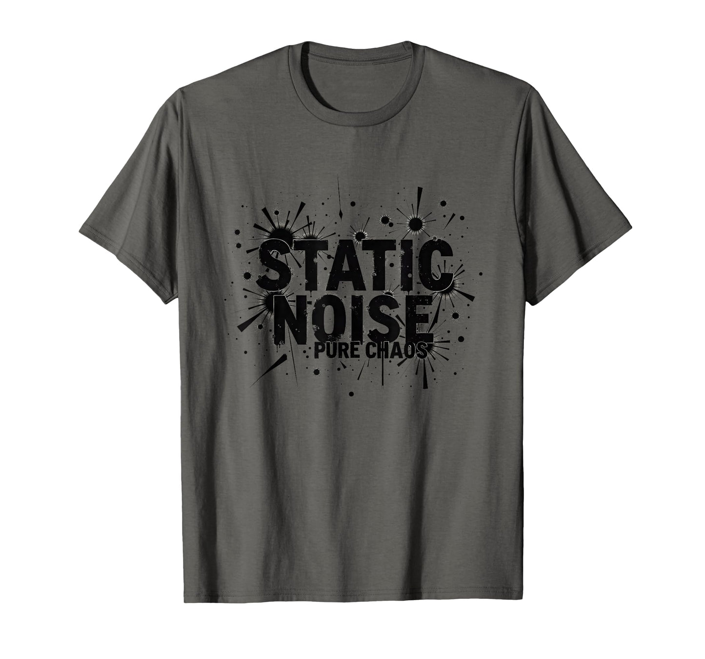 Static Noise Pure Chaos Grunge T-Shirt - Trendy Graphic for Adults - T-Shirt, Sweatshirt, Hoodie