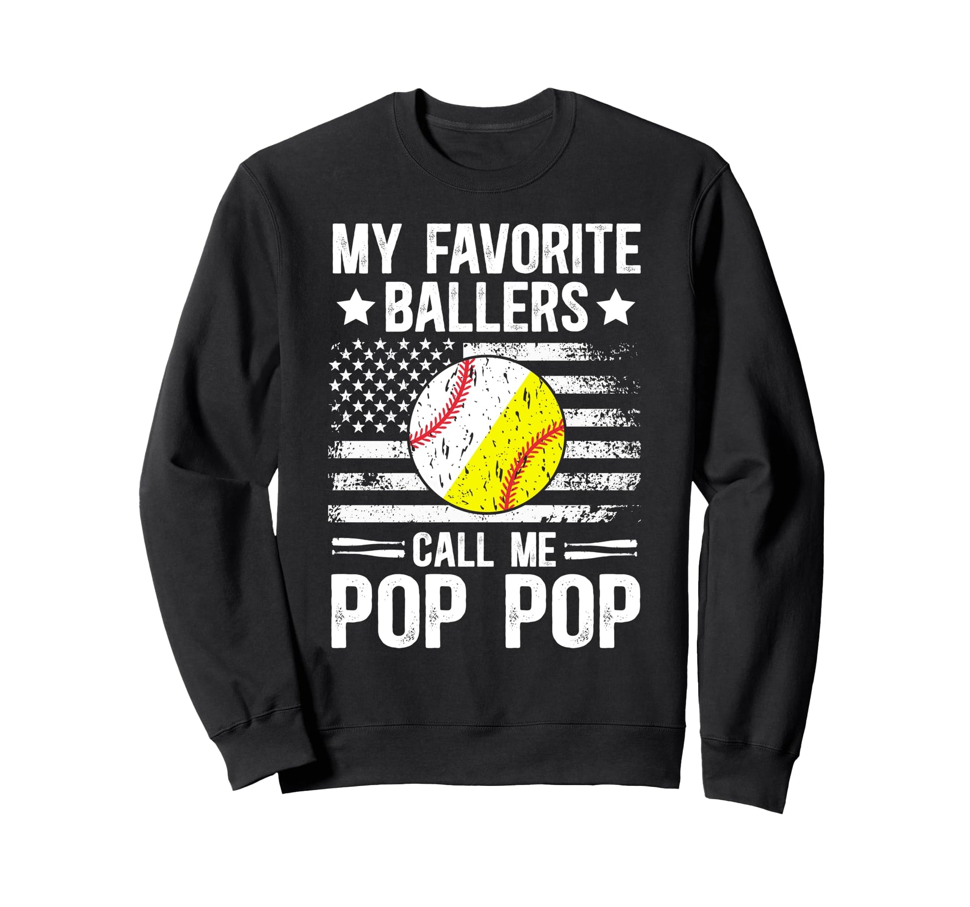 Favorite Ballers Call Me Baseball Sweatshirt - Casual Everyday Wear Unisex - T-Shirt, Sweatshirt, Hoodie
