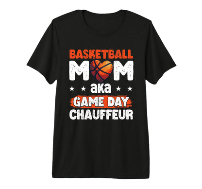 Game Day Basketball Mom Tri Blend T-Shirt - Novelty Apparel Men Women - T-Shirt, Sweatshirt, Hoodie