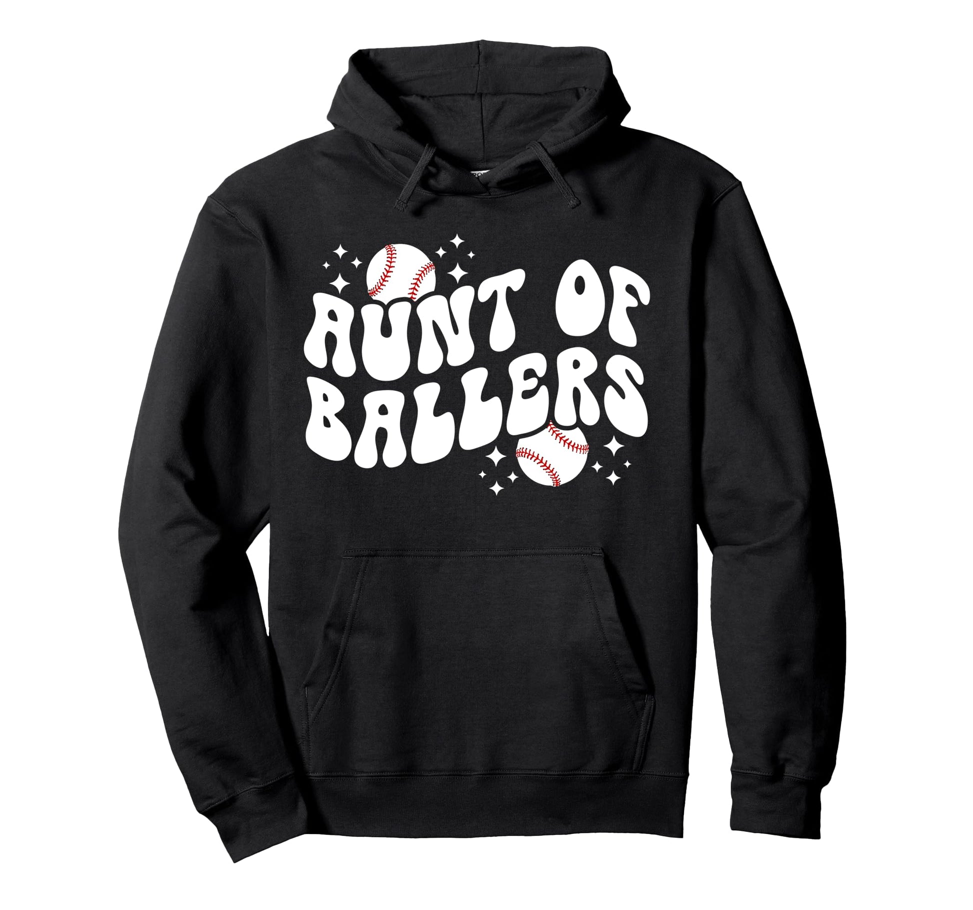 Aunt Ballers Baseball Aunt Baseball Hoodie - Aesthetic Graphic Unisex - T-Shirt, Sweatshirt, Hoodie