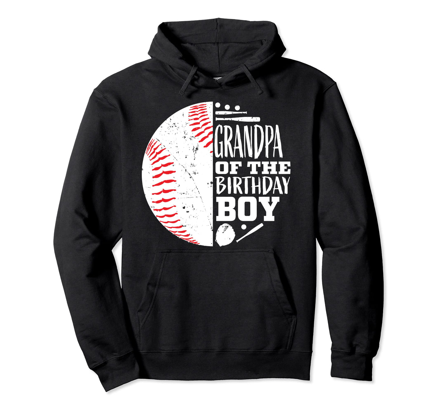Grandpa Birthday Baseball Themed Hoodie - Casual Everyday Wear for Adults - T-Shirt, Sweatshirt, Hoodie