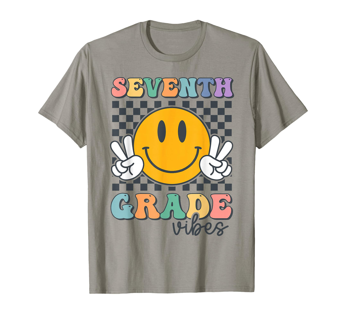 Seventh Grade Vibes Smile Back To T-Shirt - Graphic Print for Adults - T-Shirt, Sweatshirt, Hoodie