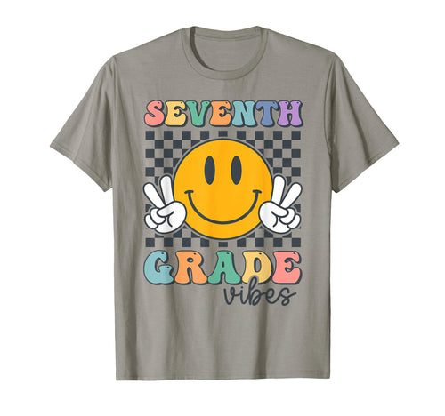 Seventh Grade Vibes Smile Back To T-Shirt - Graphic Print for Adults - T-Shirt, Sweatshirt, Hoodie