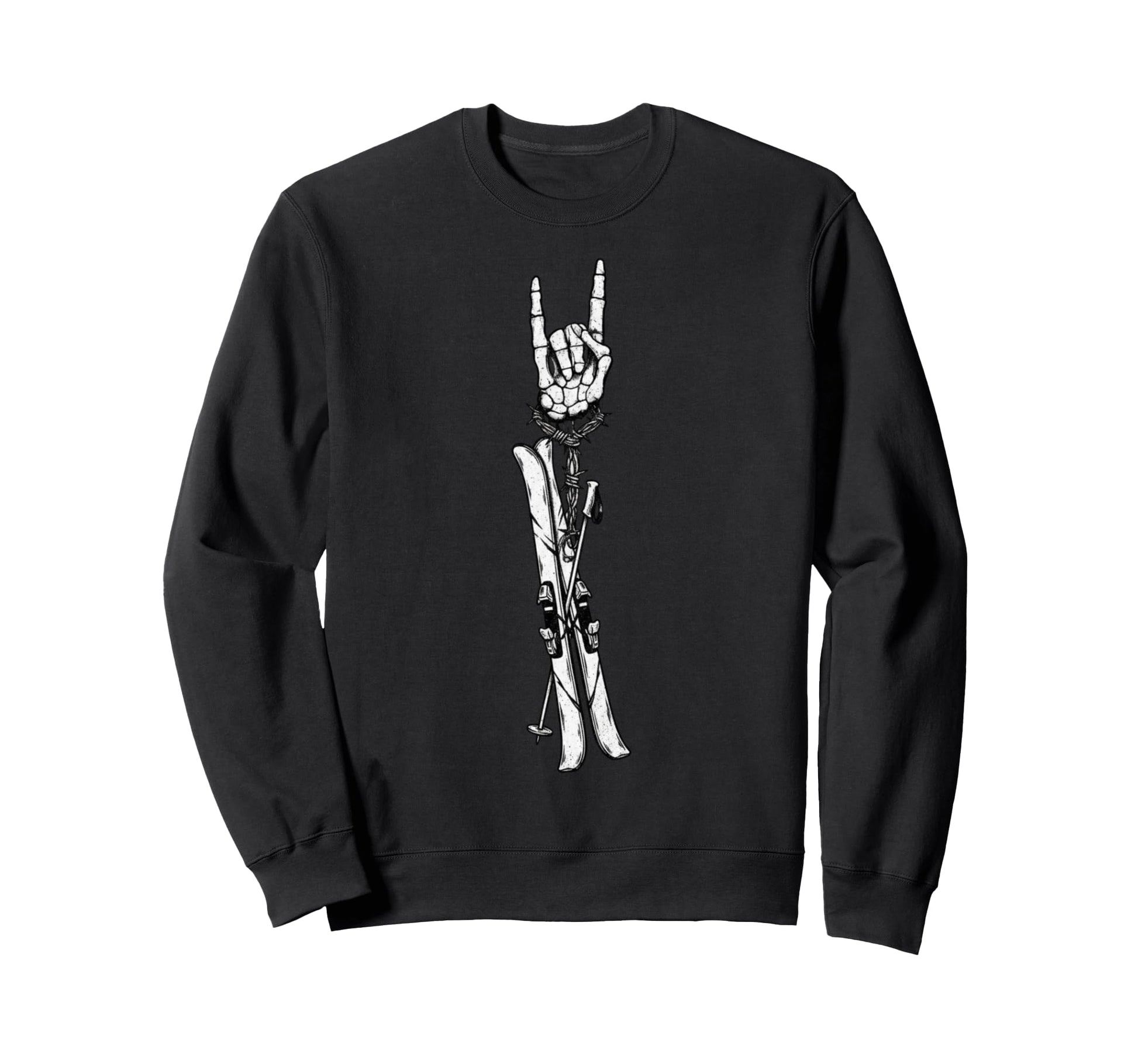 Ski Bum Skiing Skier 90S Alt Metal Sweatshirt - Casual Everyday Wear Unisex - T-Shirt, Sweatshirt, Hoodie