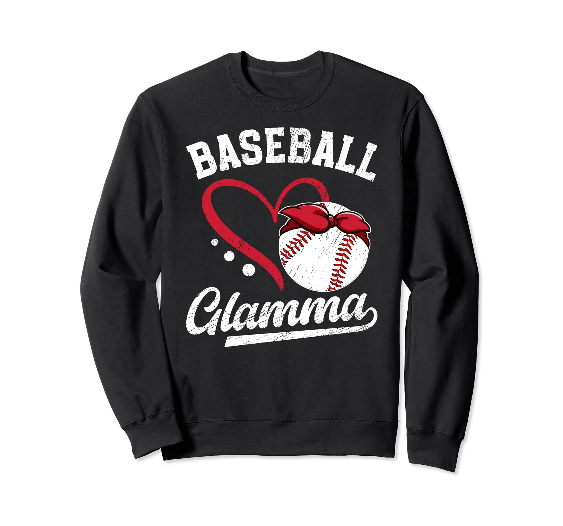Baseball Glamma Grandma Glamma Sweatshirt - Minimalist Print for Adults - T-Shirt, Sweatshirt, Hoodie