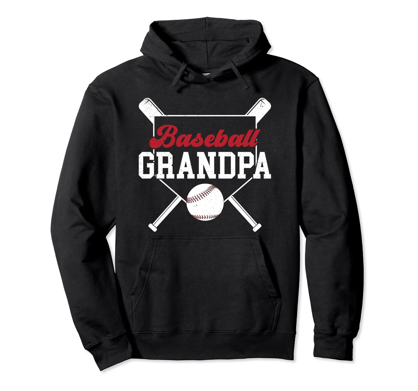 Baseball Grandpa Baseball Player Hoodie - Custom Art Print Men Women - T-Shirt, Sweatshirt, Hoodie